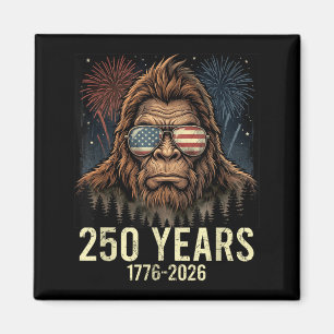 Bigfoot Merica Firework 4th of July 250 Magnet