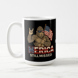 Bigfoot 'Merica Still Missed' Patriot 4th of July Coffee Mug