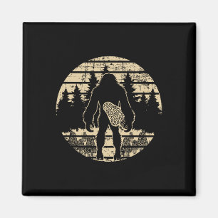 Bigfoot Morel Mushroom Foraging Mycology Shroom Hu Magnet