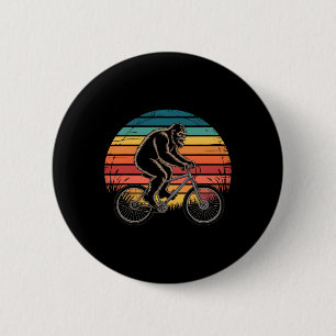 Bigfoot Mountain Bike Funny Mtb Biking Cycling Sas 6 Cm Round Badge