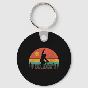 Bigfoot Mountain Bike Funny Mtb Biking Cycling Sas Key Ring