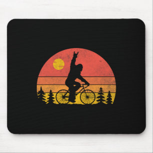 Bigfoot Mountain Bike Funny Mtb Biking Cycling Sas Mouse Pad