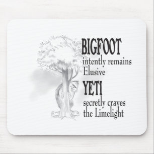 Bigfoot mouse pad