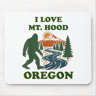 Bigfoot mt hood oregon  mouse pad