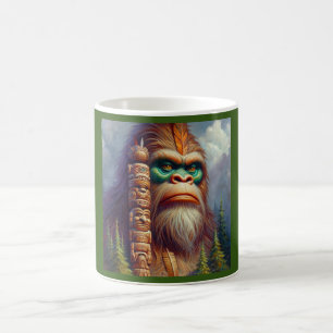 Bigfoot Native American Totem Coffee Mug