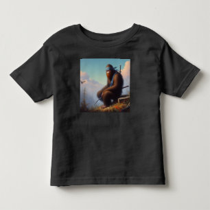 Bigfoot Ninja Toddler T-Shirt