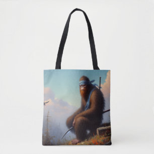 Bigfoot Ninja Tote Bag