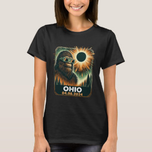 Bigfoot Ohio Total Solar Eclipse 2024 With Eclipse T-Shirt