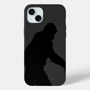 Bigfoot on Carbon Fibre Print iPhone 15 Mini Case