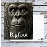 Bigfoot or Sasquatch Close Up Face