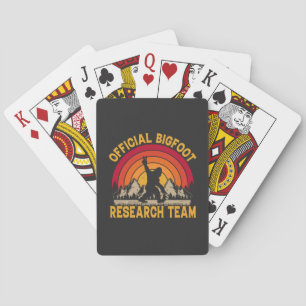 Bigfoot Original Research Team Playing Cards