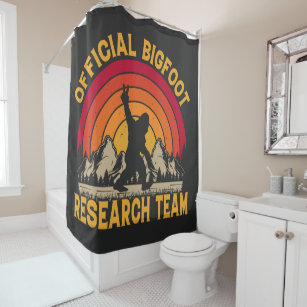 Bigfoot Original Research Team Shower Curtain