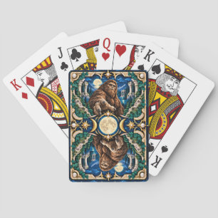 Bigfoot, Paper Cut Monster Playing Cards