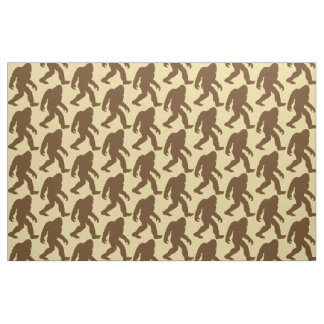 Bigfoot Patterned Beige Fabric