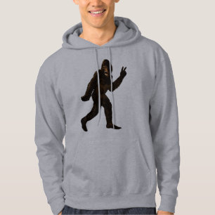 Bigfoot Peace Sign Hoodie