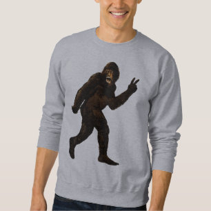 Bigfoot Peace Sign Sweatshirt