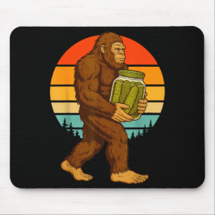 Bigfoot pickles mouse pad