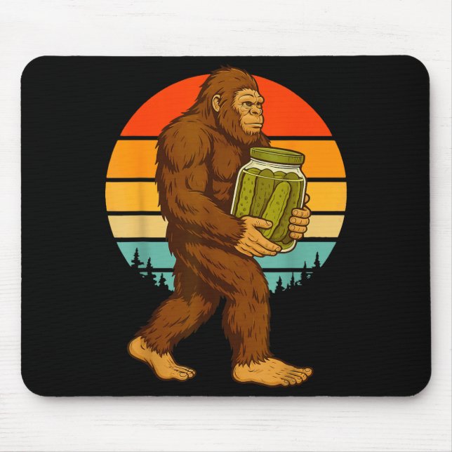 Bigfoot pickles  mouse pad (Front)