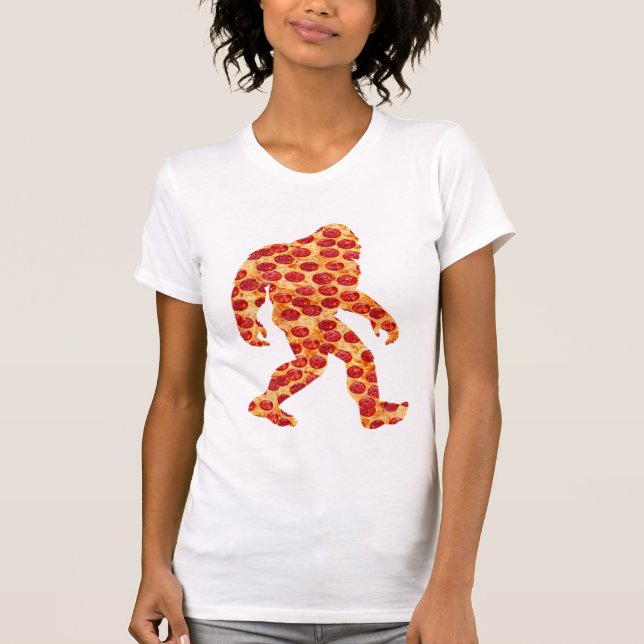 Bigfoot Pizza   T-Shirt (Front)