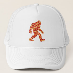Bigfoot Pizza   Trucker Hat