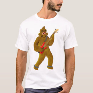 Bigfoot Playing Bass T-Shirt