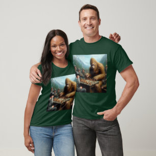 Bigfoot Playing Chess T-Shirt