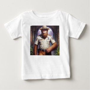 Bigfoot Policeman Baby T-Shirt