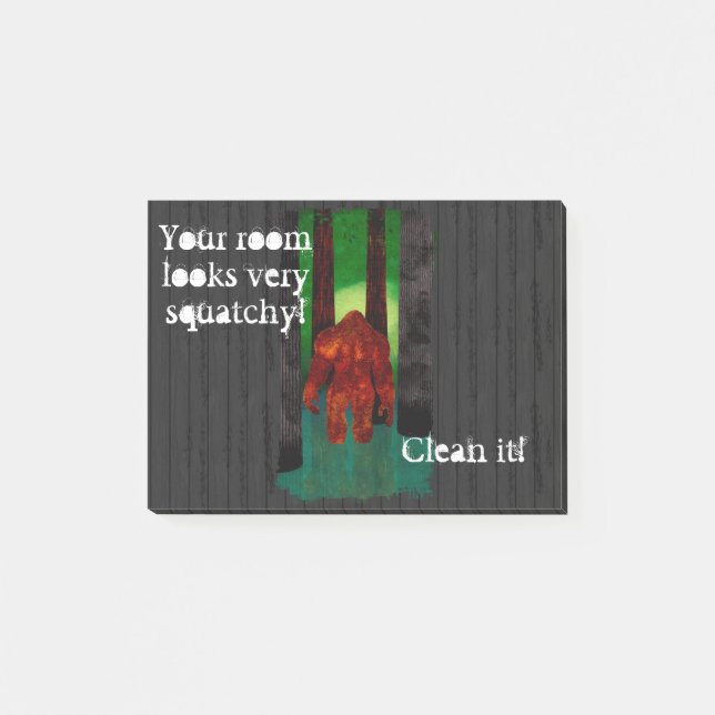Bigfoot Post-it Notes (Front)