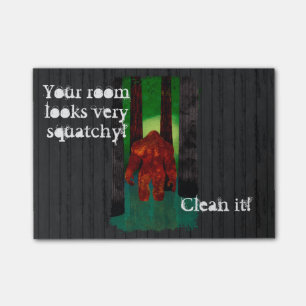 Bigfoot Post-it Notes