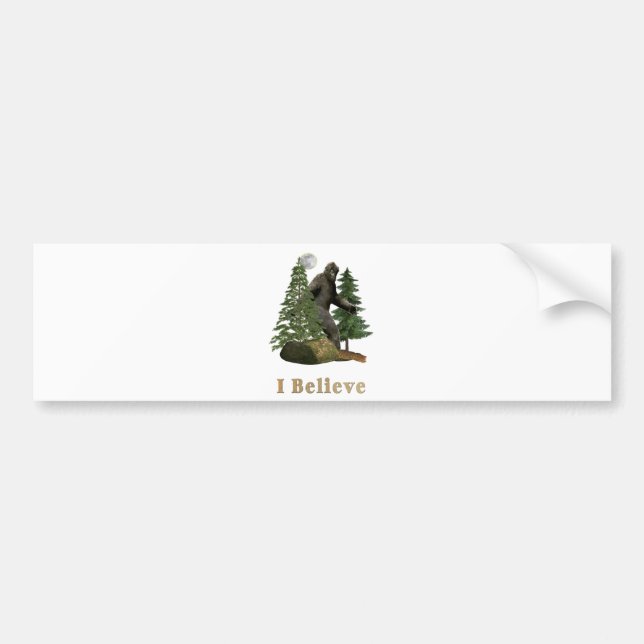 Bigfoot products bumper sticker (Front)
