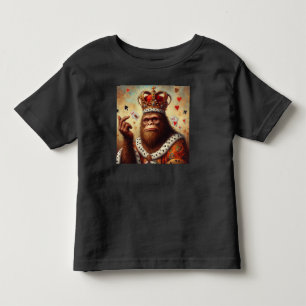 Bigfoot Queen of Hearts Toddler T-Shirt