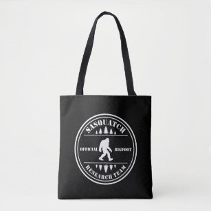 Bigfoot Research Team Finding Sasquatch Humour Tote Bag