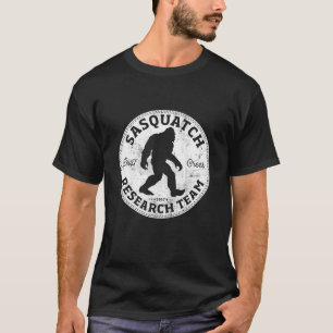 Bigfoot Research Team Retro Vintage Sasquatch T-Shirt