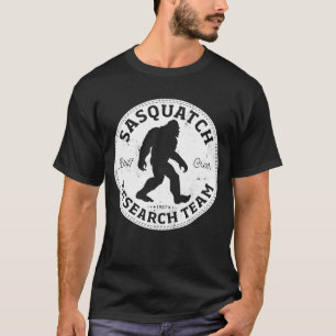 Bigfoot Research Team Retro Vintage Sasquatch T-Shirt