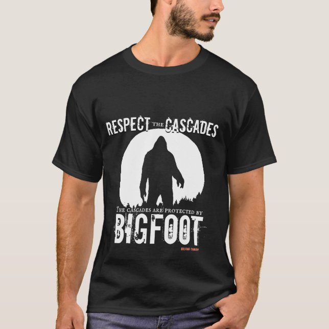 Bigfoot Respect The Cascades T-Shirt (Front)