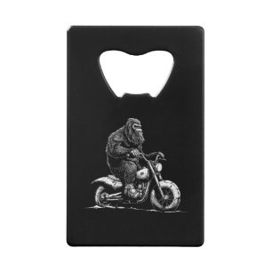 Bigfoot Riding A Motorcycle Bike Funny Sasquatch M
