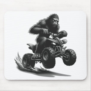 Bigfoot Riding Quad Bike Mouse Pad
