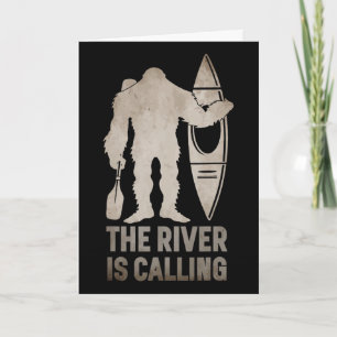 Bigfoot River Kayak Sasquatch Camping Canoe Gift Card