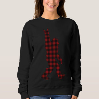 Bigfoot Rock and Roll Matching Christmas Rocks Pla Sweatshirt