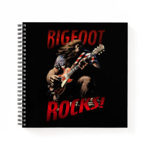 Bigfoot Rocks Spiral Bound Notebook
