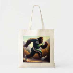 Bigfoot Running Tote Bag