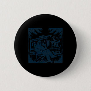 Bigfoot Rv Motorhome Camping Sasquatch Campervan  6 Cm Round Badge