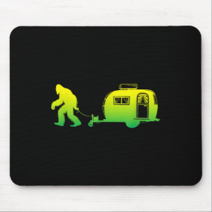 Bigfoot Rv Motorhome Camping Sasquatch Campervan G Mouse Pad