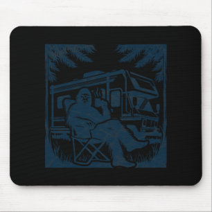 Bigfoot Rv Motorhome Camping Sasquatch Campervan Mouse Pad