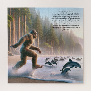 Bigfoot’s Legendary Journey from Land to Sea Jigsaw Puzzle
