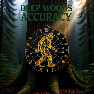 Bigfoot’s Throwing Skills Are Legendary Too Dartboard