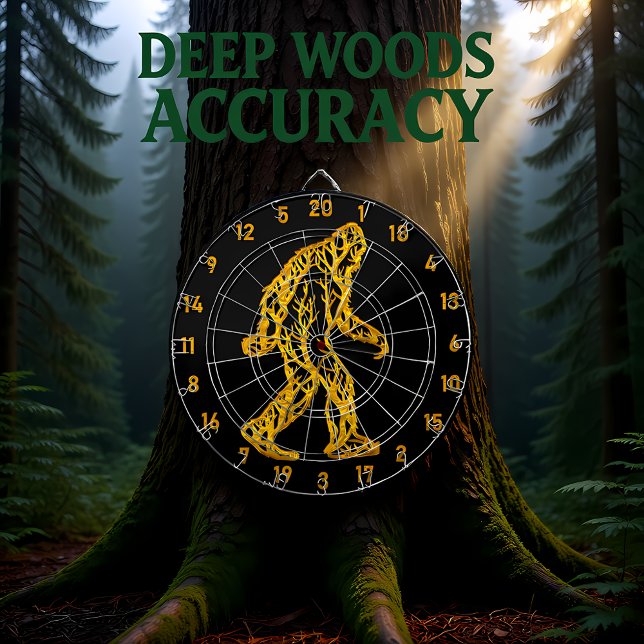 Bigfoot’s Throwing Skills Are Legendary Too Dartboard (Creator Uploaded)