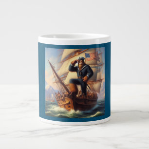 Bigfoot Sailor Large Coffee Mug