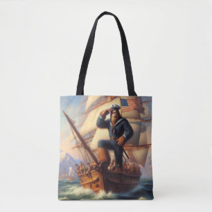 Bigfoot Sailor Tote Bag