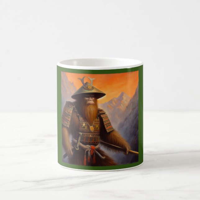 Bigfoot Samurai Coffee Mug (Center)